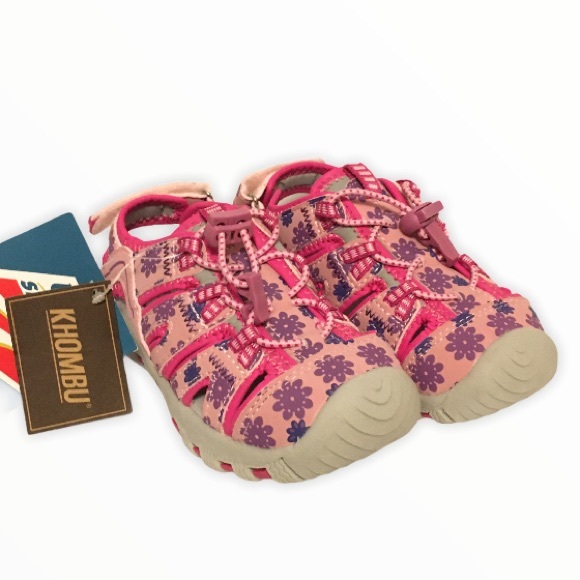 Girls Khombu waterproof sandals NWT Toddler size 9 - Picture 2 of 8